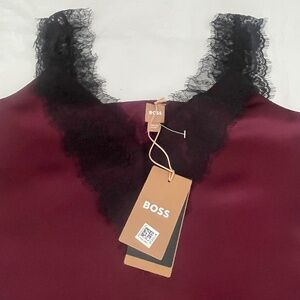 Hugo Boss "V Neck" w Lace Camisole New w Tags